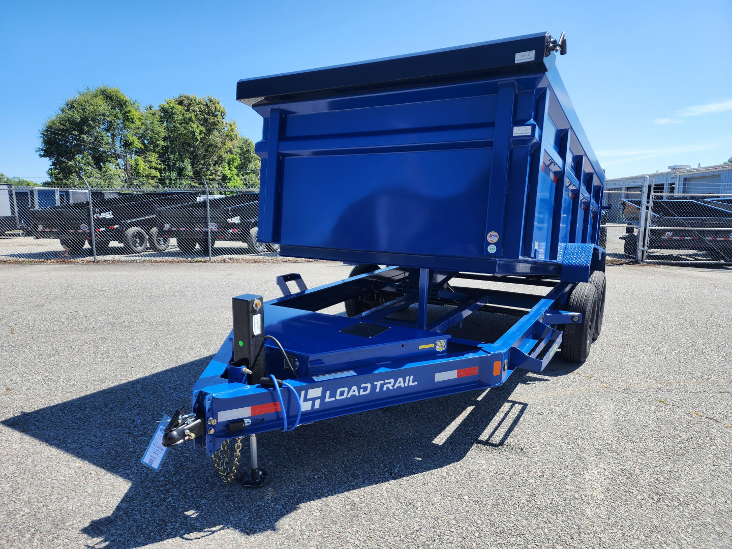 New 2026 Load Trail 7X14 14K Low Pro w/ 4' Sides Dump Trailer