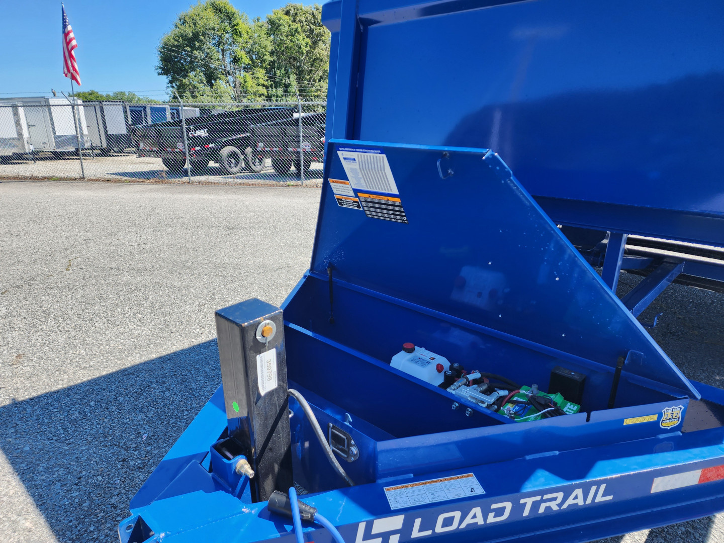 New 2026 Load Trail 7X14 14K Low Pro w/ 4' Sides Dump Trailer