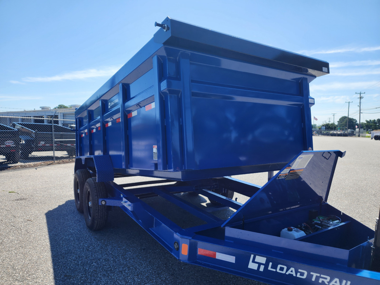New 2026 Load Trail 7X14 14K Low Pro w/ 4' Sides Dump Trailer