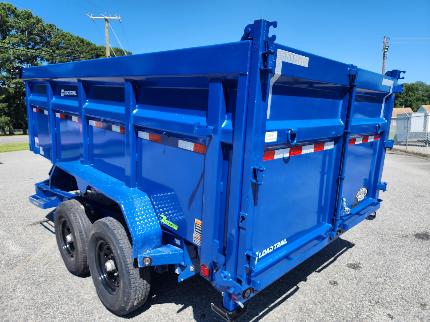 New 2026 Load Trail 7X14 14K Low Pro w/ 4' Sides Dump Trailer