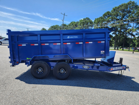 New 2026 Load Trail 7X14 14K Low Pro w/ 4' Sides Dump Trailer