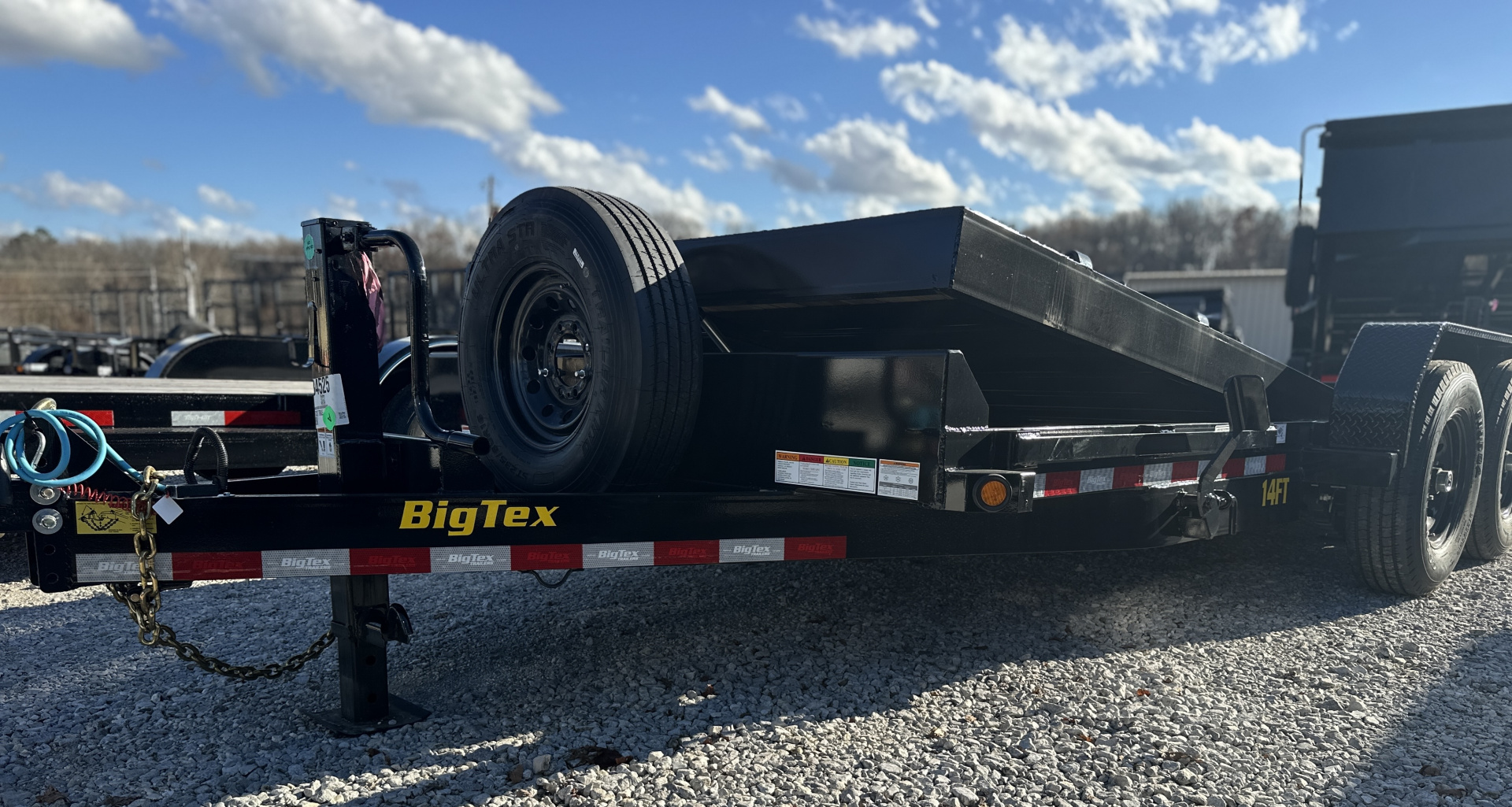 New Big Tex Trailers Big Tex 14FT-83" x18' Full Tilt w/ 14PLY Tires Tilt Trailer