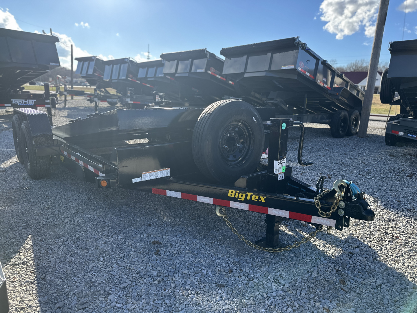 New Big Tex Trailers Big Tex 14FT-83" x18' Full Tilt w/ 14PLY Tires Tilt Trailer