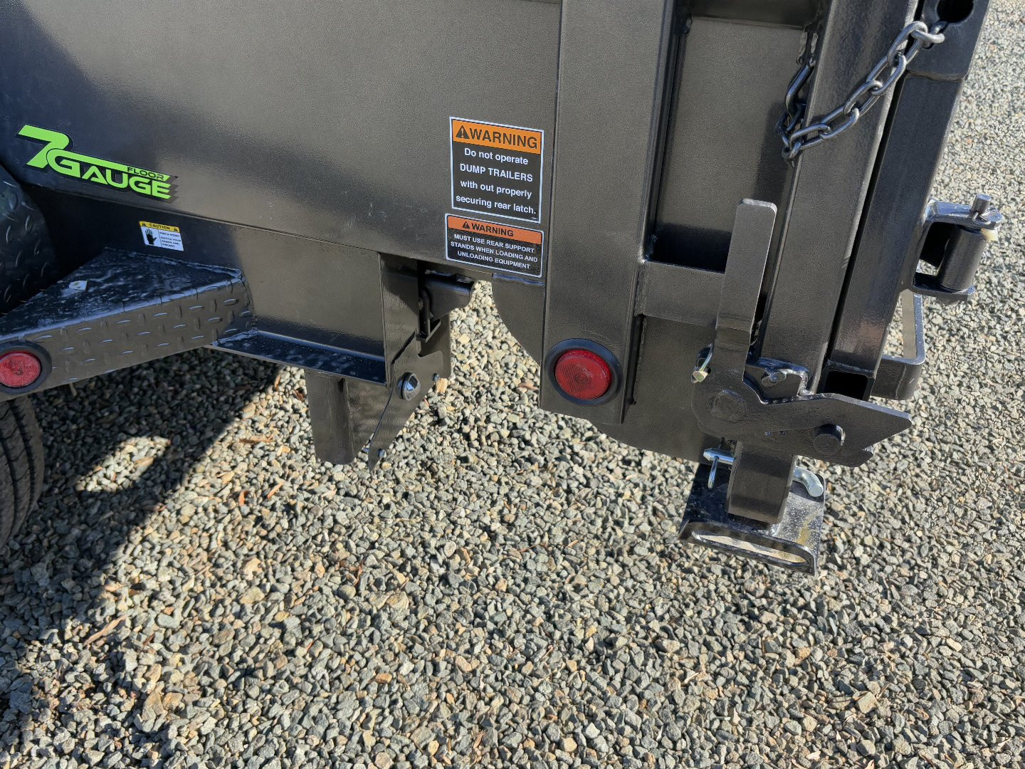 New 2026 Load Trail 7X16 14K Low Pro w/ 4' Sides Dump Trailer