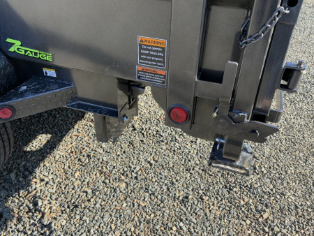 New 2026 Load Trail 7X16 14K Low Pro w/ 4' Sides Dump Trailer