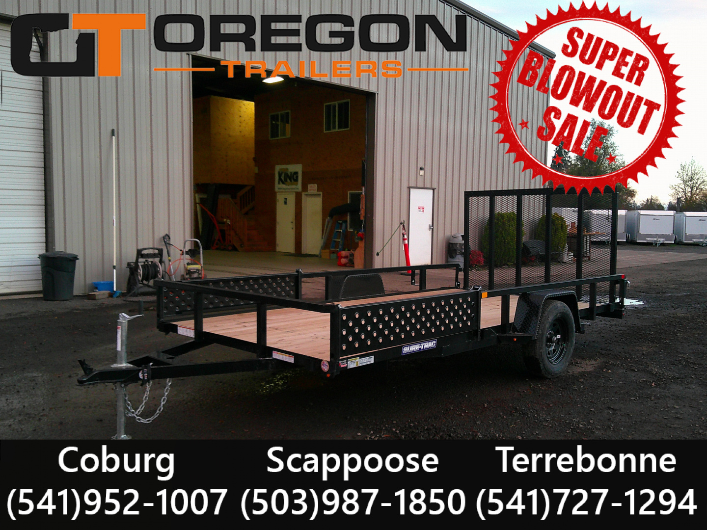 New 2026 Sure-Trac 7x14 3K ATV Trailer