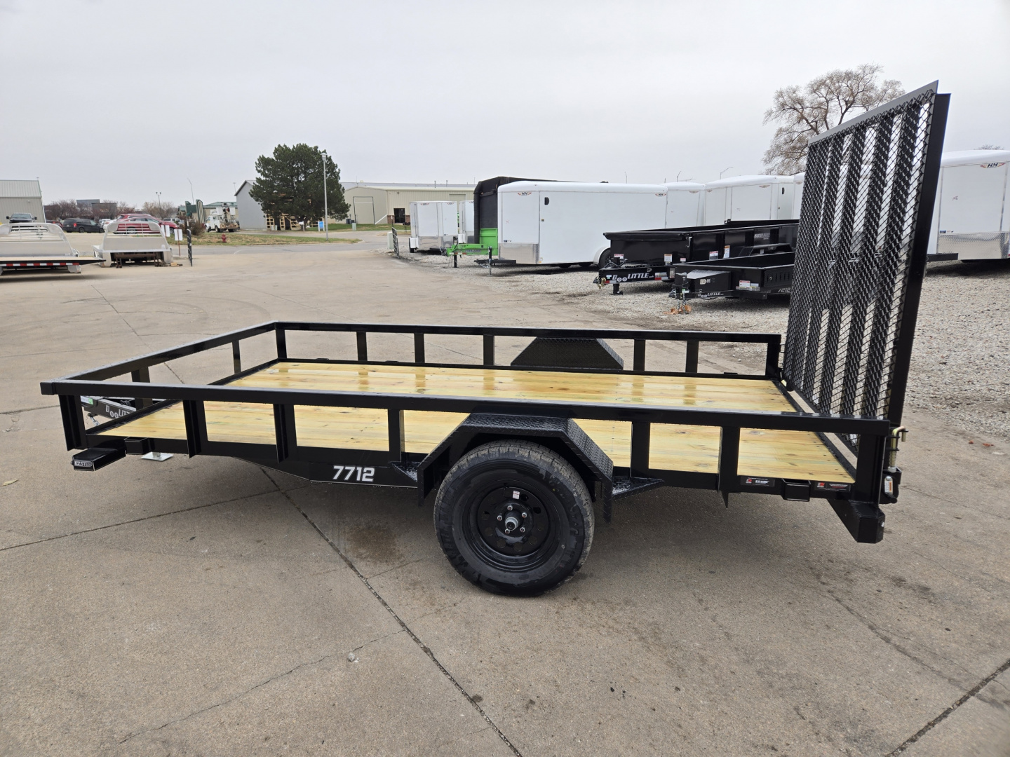 New 2026 Doolittle Trailers 77x12 Tube Top 3K Utility Trailer