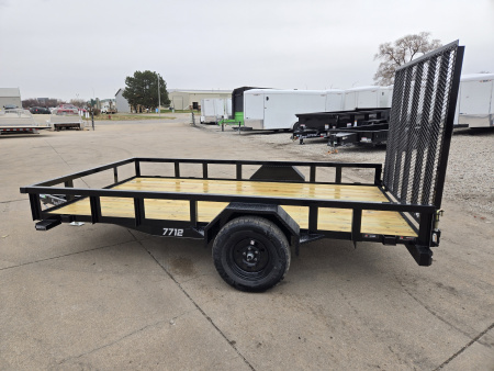 New 2026 Doolittle Trailers 77x12 Tube Top 3K Utility Trailer