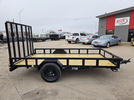 New 2026 Doolittle Trailers 77x12 Tube Top 3K Utility Trailer