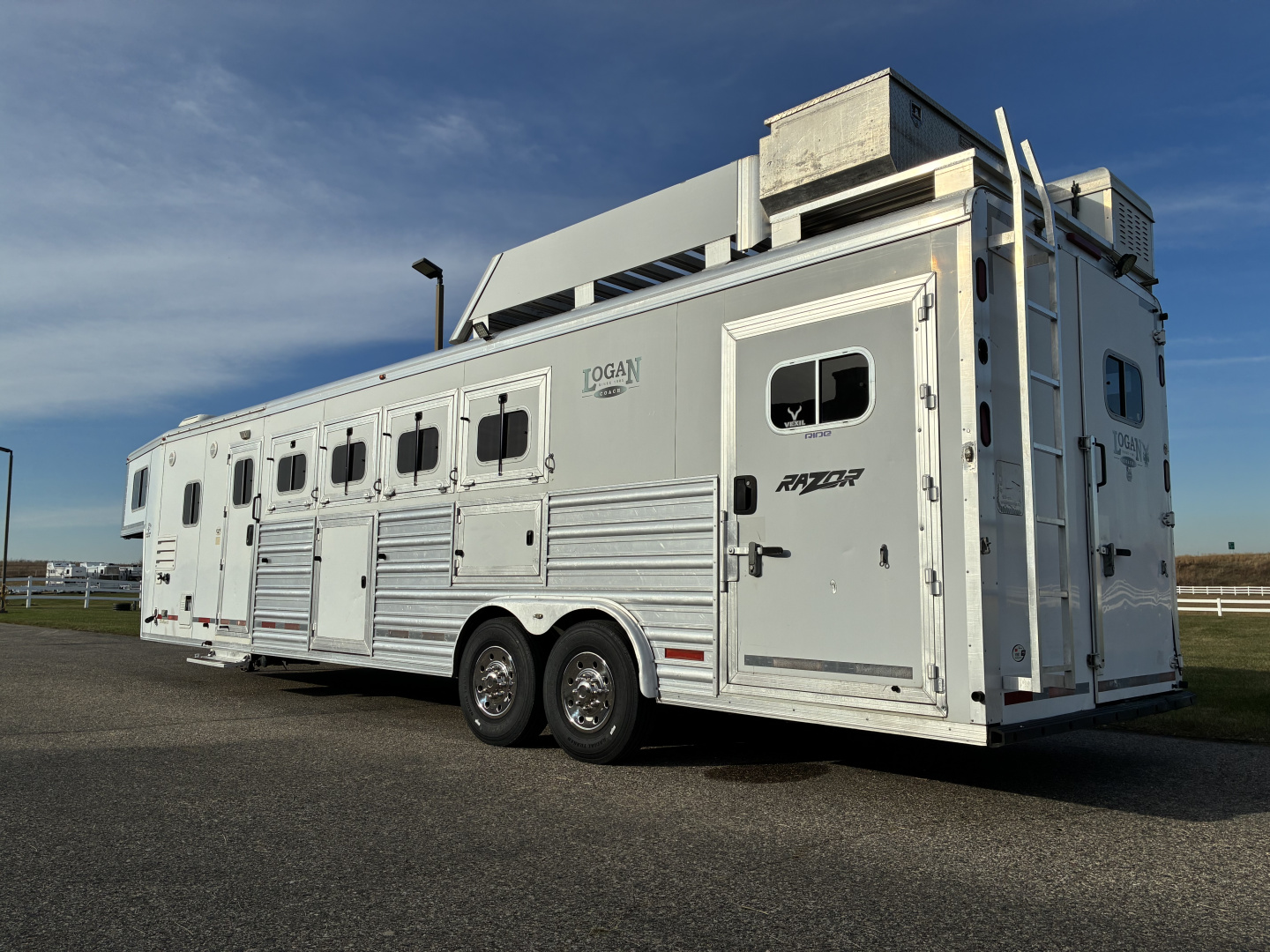 Used 2013 Logan Coach 4H LQ Horse Trailer
