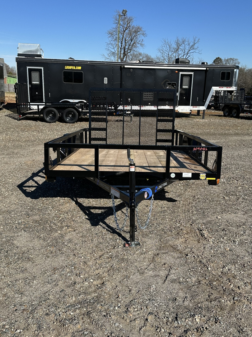 New 2026 Load Trail 77 x 12 Ramp Utility Trailer Spring Assist Fold Gate