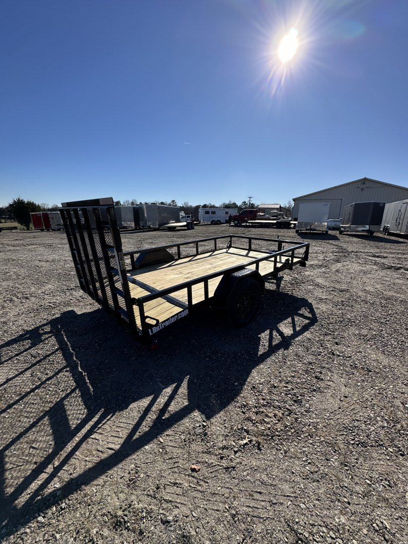 New 2026 Load Trail 77 x 12 Ramp Utility Trailer Spring Assist Fold Gate