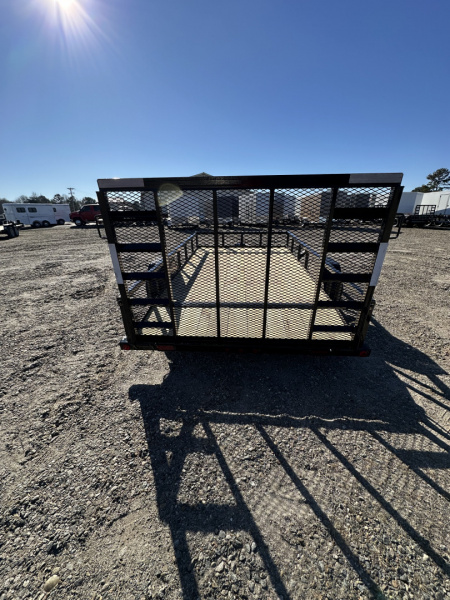 New 2026 Load Trail 77 x 12 Ramp Utility Trailer Spring Assist Fold Gate