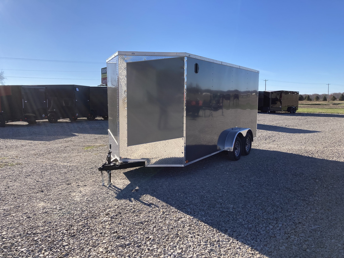 New 2026 Seed Cargo 7x16' Enclosed Trailer - UTV Package
