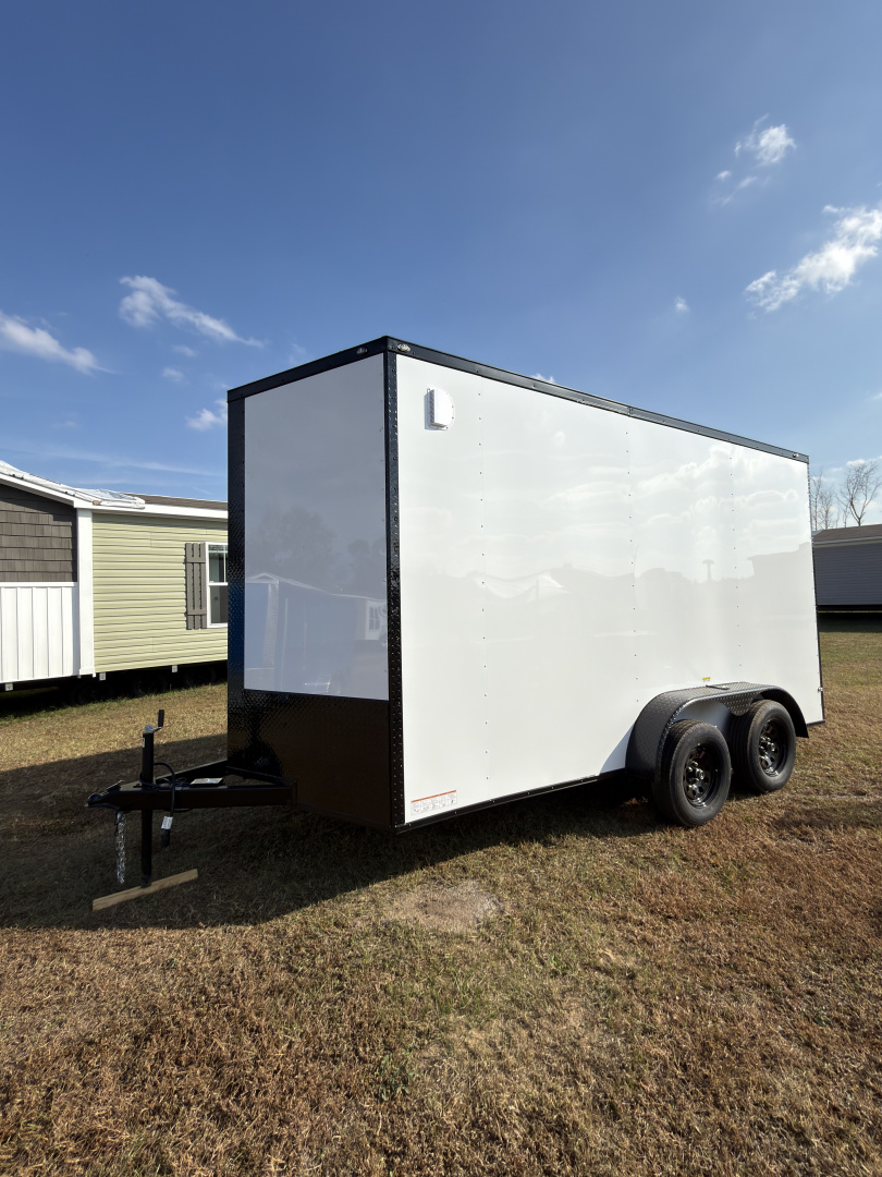 New 2026 South River 7x14TA 7'6" Tall .080 PolyCor Blackout Package Cargo / Enclosed Trailer