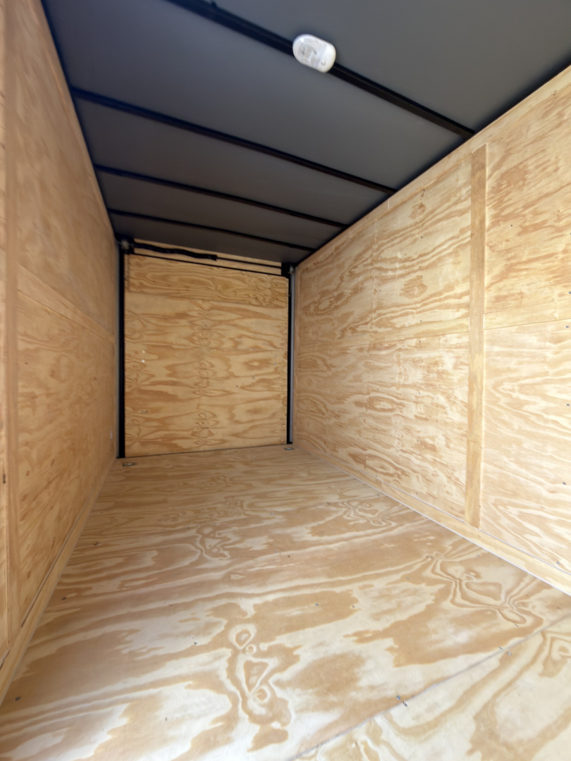 New 2026 South River 7x14TA 7'6" Tall .080 PolyCor Blackout Package Cargo / Enclosed Trailer