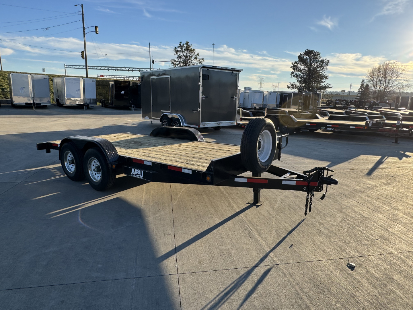 Used 2023 ABU 16f 14K Flatbed Trailer