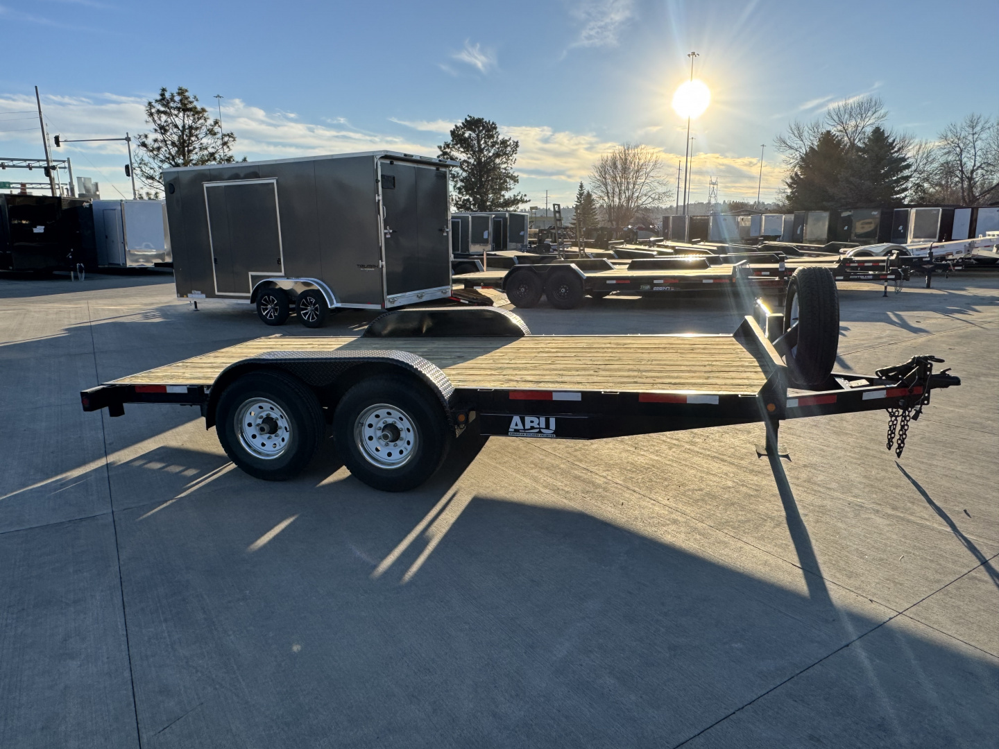 Used 2023 ABU 16f 14K Flatbed Trailer