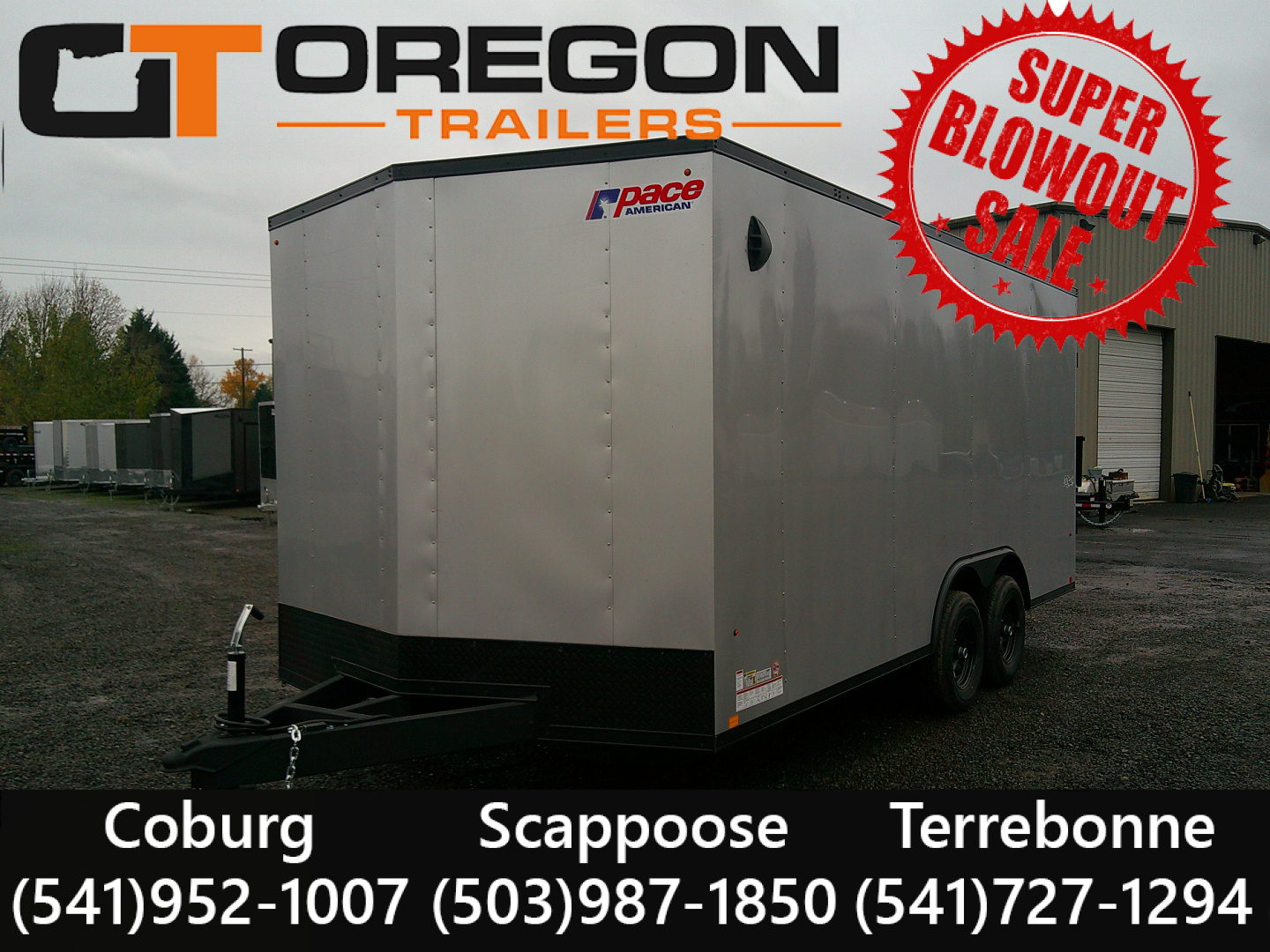 New 2026 Pace American 8.5X18 10K Car Hauler