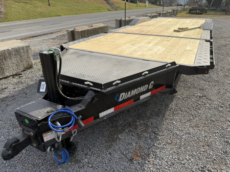 New 2026 Diamond C HDX210 Tilt Trailer 102”X24’ DRIVE OVER FENDER 23K G.V.W.R.