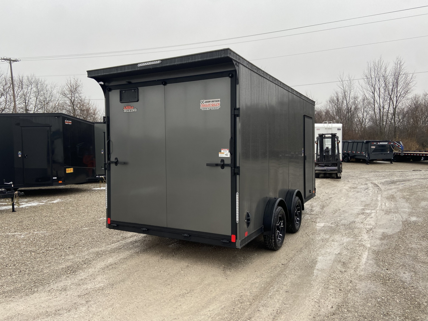New 2026 United Trailers UJ-7.516TA35-8.5 Cargo / Enclosed Trailer