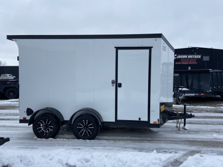 New United 12' UJ V-Nose Enclosed Cargo Trailer