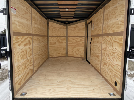 New United 12' UJ V-Nose Enclosed Cargo Trailer