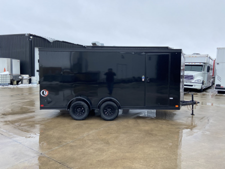 New United UJ 16' V-Nose Enclosed Cargo Trailer