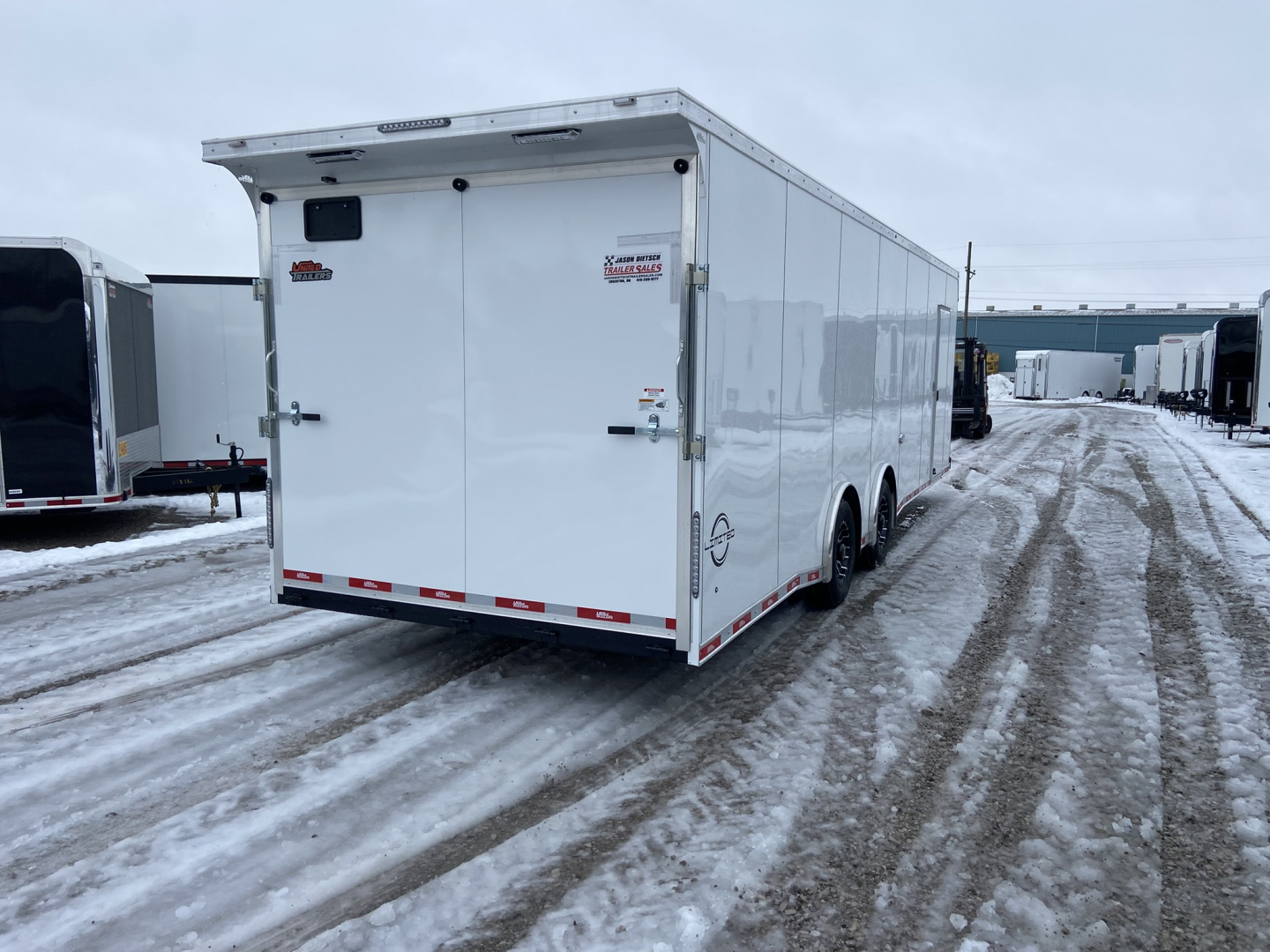 New 2026 United Trailers Limited Racing Trailer 28'