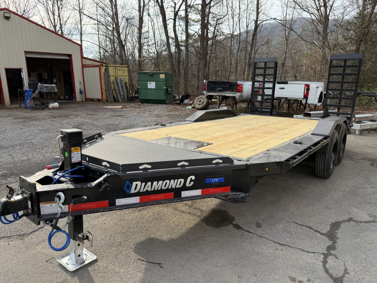 New 2026 Diamond C LPX208 Equipment Trailer 102” X 16’ WIDE DRIVE OVER FENDERS EXTRA WIDE RAMPS