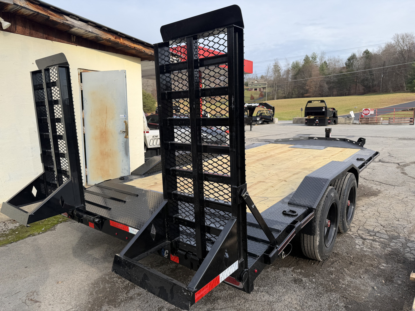 New 2026 Diamond C LPX208 Equipment Trailer 102” X 16’ WIDE DRIVE OVER FENDERS EXTRA WIDE RAMPS