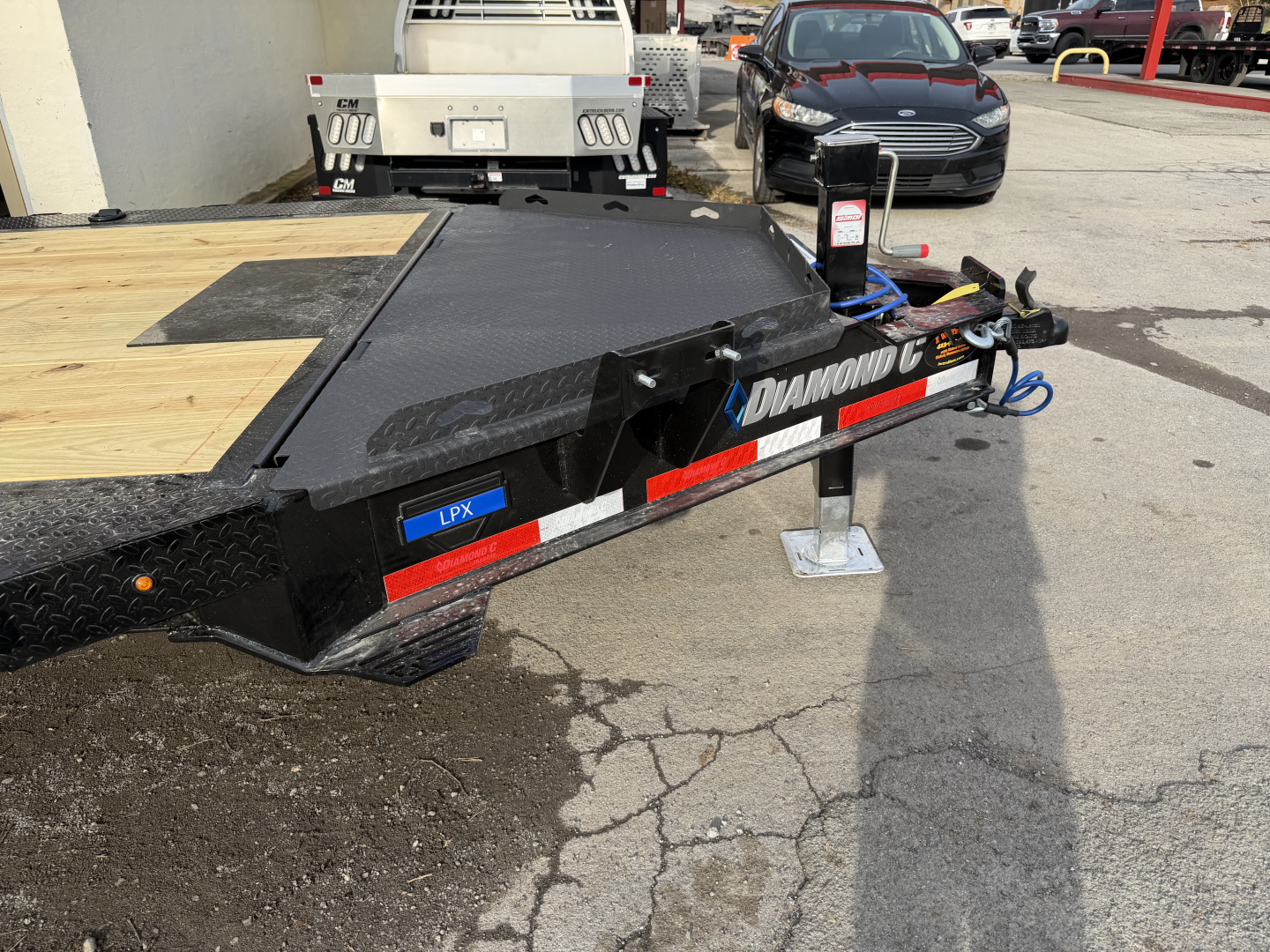 New 2026 Diamond C LPX208 Equipment Trailer 102” X 16’ WIDE DRIVE OVER FENDERS EXTRA WIDE RAMPS