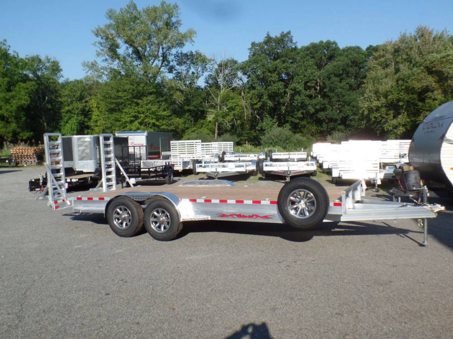 New Equipment Trailer, Aluminum Frame, 7X20, 14,000 lb. GVWR , ID# 056785