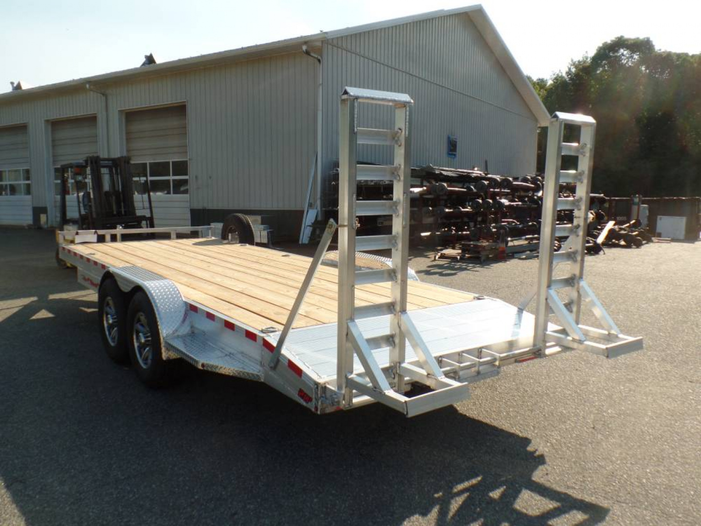 New Equipment Trailer, Aluminum Frame, 7X20, 14,000 lb. GVWR , ID# 056785