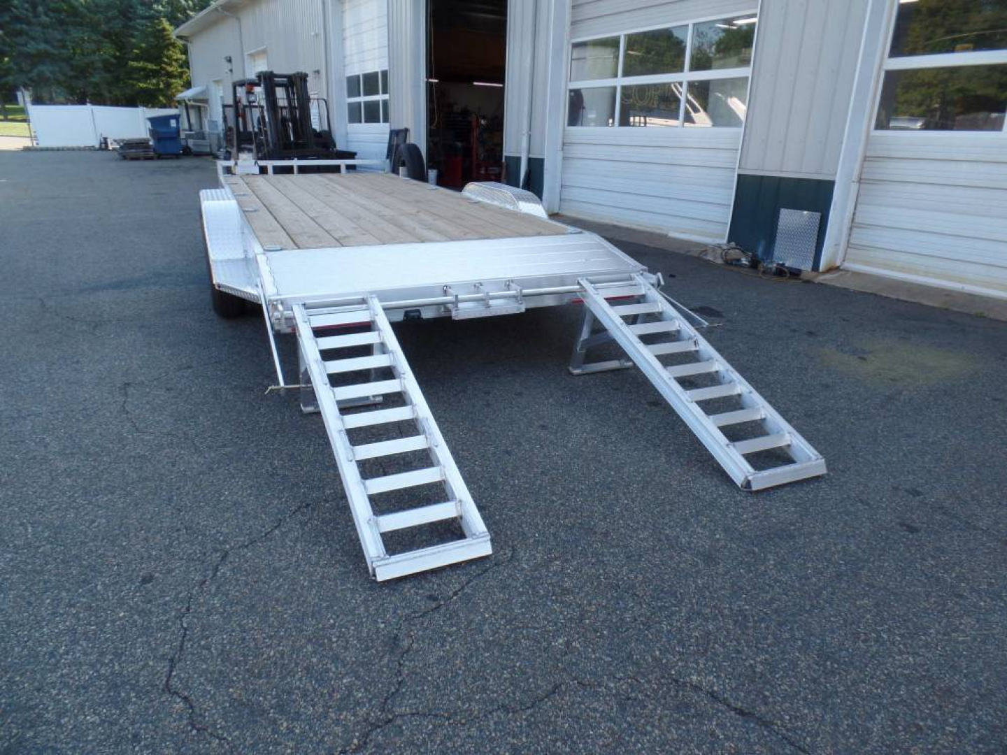 New Equipment Trailer, Aluminum Frame, 7X20, 14,000 lb. GVWR , ID# 056785