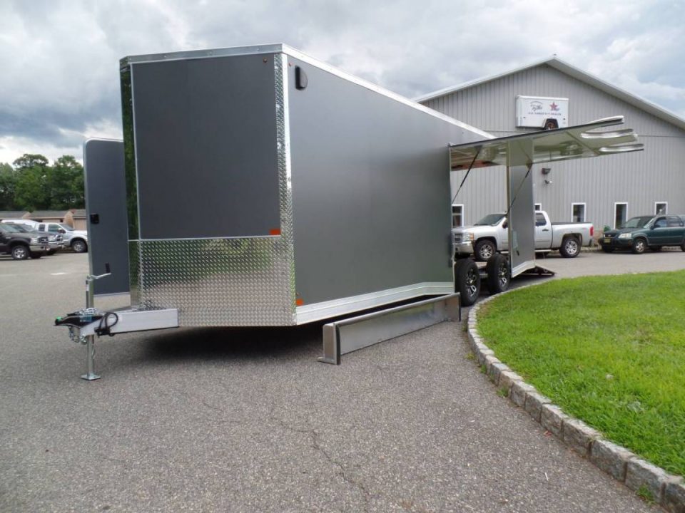 New EXAMPLE / NITRO 8.5X24 V Nose, with Escape Door, Aluminum Frame, Torflex Axles, 9,990 lb. GVWR, ID#007968