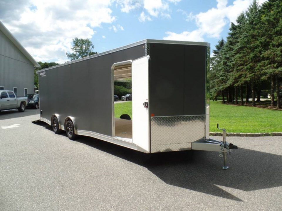 New EXAMPLE / NITRO 8.5X24 V Nose, with Escape Door, Aluminum Frame, Torflex Axles, 9,990 lb. GVWR, ID#007968