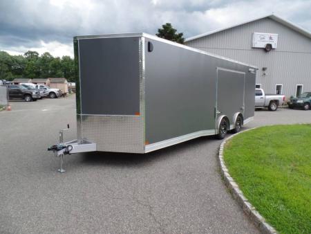 New EXAMPLE / NITRO 8.5X24 V Nose, with Escape Door, Aluminum Frame, Torflex Axles, 9,990 lb. GVWR, ID#007968