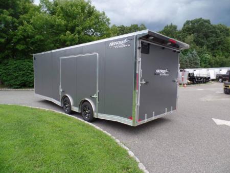 New EXAMPLE / NITRO 8.5X24 V Nose, with Escape Door, Aluminum Frame, Torflex Axles, 9,990 lb. GVWR, ID#007968