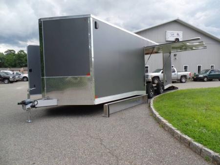 New EXAMPLE / NITRO 8.5X24 V Nose, with Escape Door, Aluminum Frame, Torflex Axles, 9,990 lb. GVWR, ID#007968