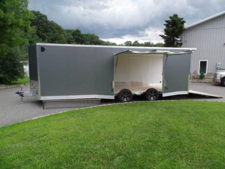 New EXAMPLE / NITRO 8.5X24 V Nose, with Escape Door, Aluminum Frame, Torflex Axles, 9,990 lb. GVWR, ID#007968