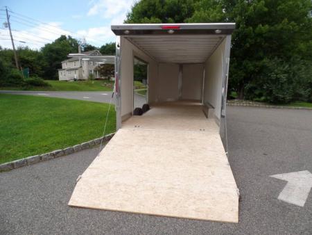 New EXAMPLE / NITRO 8.5X24 V Nose, with Escape Door, Aluminum Frame, Torflex Axles, 9,990 lb. GVWR, ID#007968
