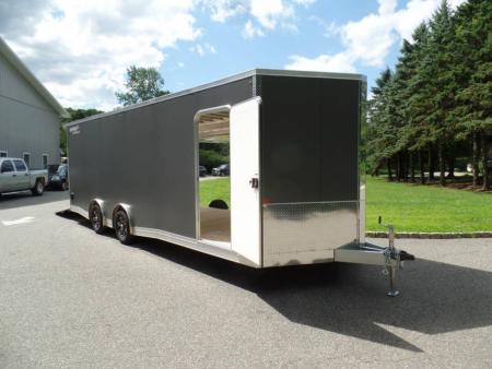 New EXAMPLE / NITRO 8.5X24 V Nose, with Escape Door, Aluminum Frame, Torflex Axles, 9,990 lb. GVWR, ID#007968