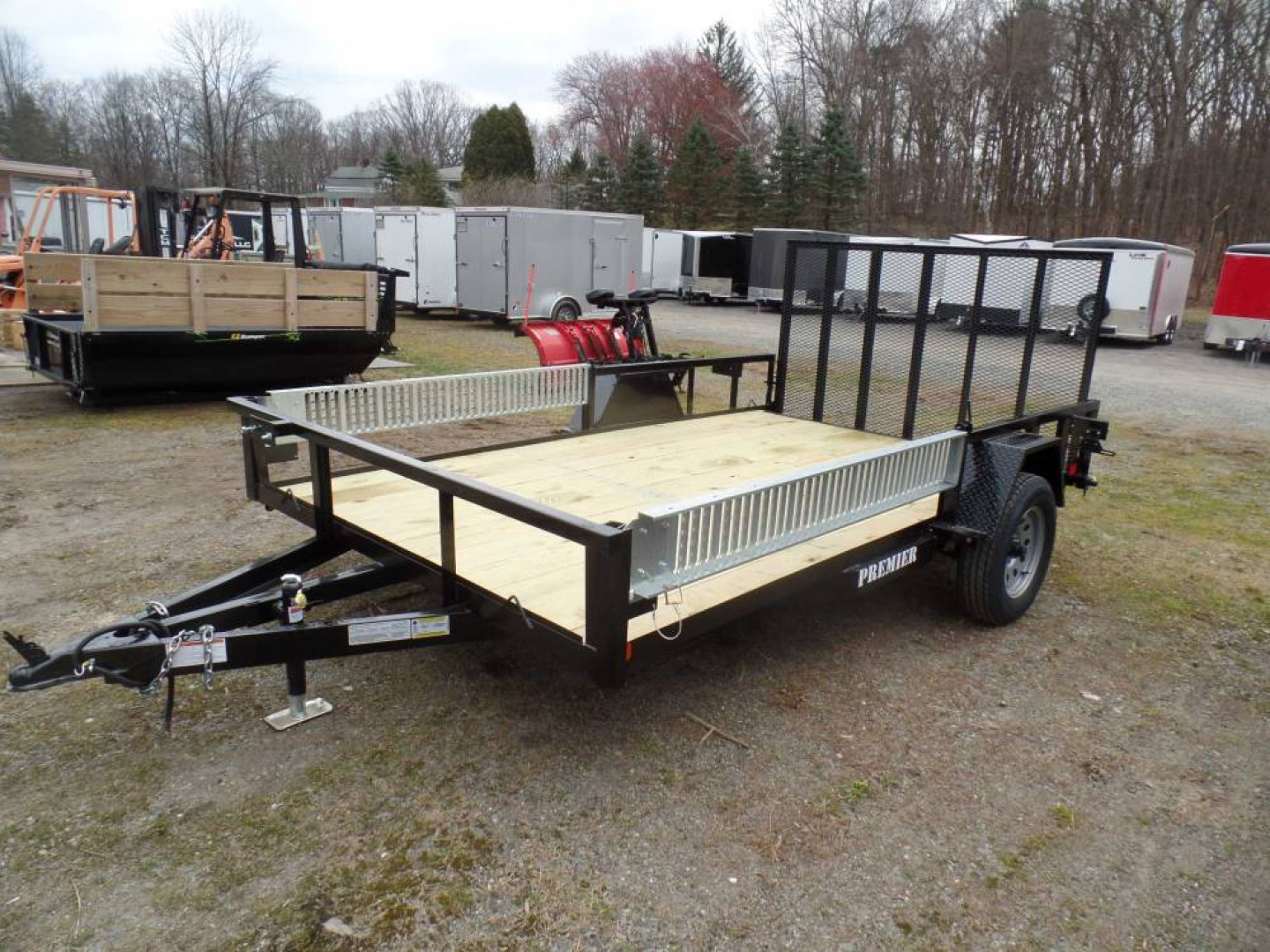 New 7X12 Open Trailer, The Perfect all around trailer, Load from Back, Load from the side! ID#013534