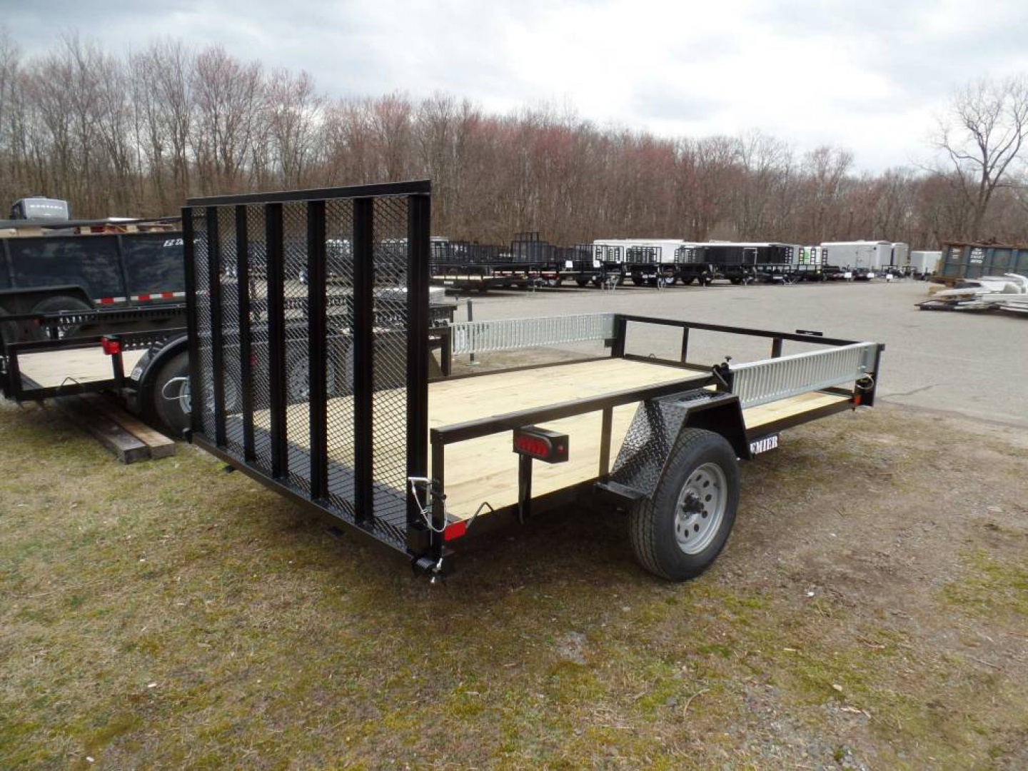New 7X12 Open Trailer, The Perfect all around trailer, Load from Back, Load from the side! ID#013534