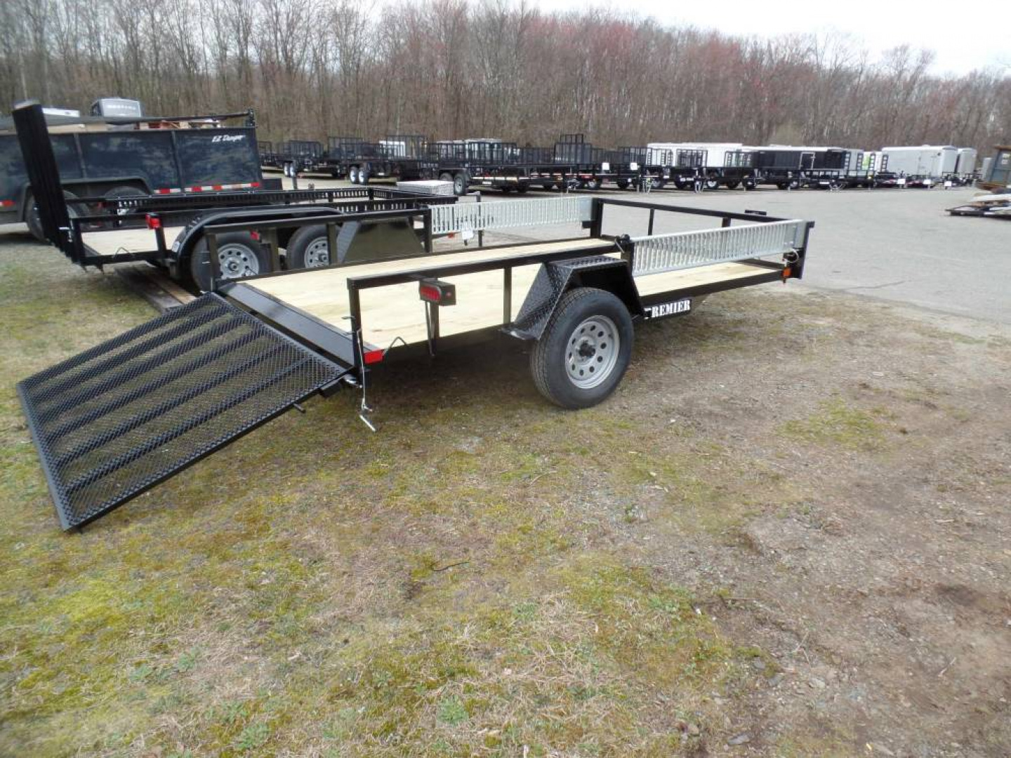 New 7X12 Open Trailer, The Perfect all around trailer, Load from Back, Load from the side! ID#013534