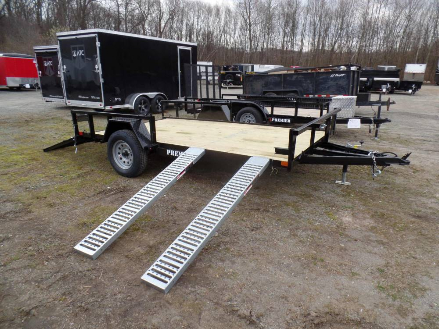 New 7X12 Open Trailer, The Perfect all around trailer, Load from Back, Load from the side! ID#013534