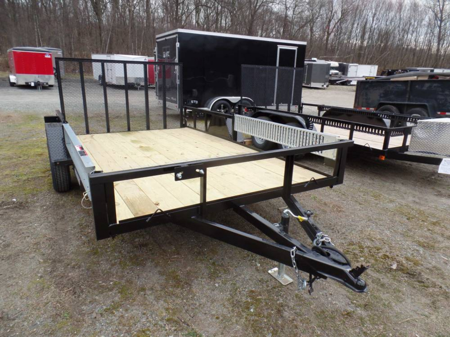 New 7X12 Open Trailer, The Perfect all around trailer, Load from Back, Load from the side! ID#013534