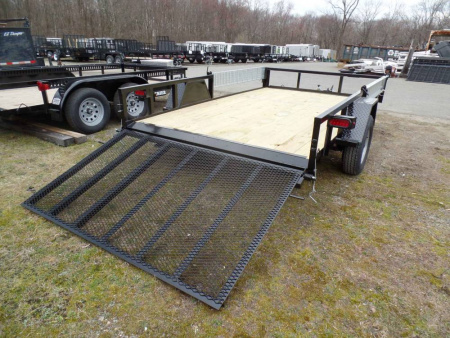 New 7X12 Open Trailer, The Perfect all around trailer, Load from Back, Load from the side! ID#013534
