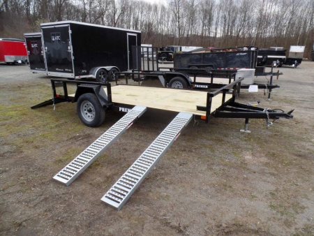 New 7X12 Open Trailer, The Perfect all around trailer, Load from Back, Load from the side! ID#013534